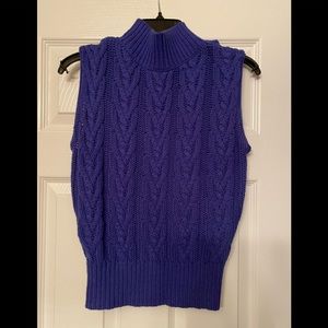 Alice + Olivia chunky blue sweater